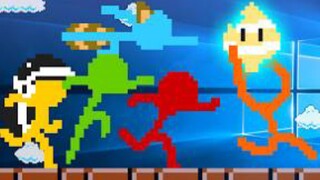 [Animasi Penggemar Stickman AlanBecker] Stickman Vs Mario Episode 2