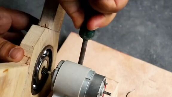 crafted a handmade generator.