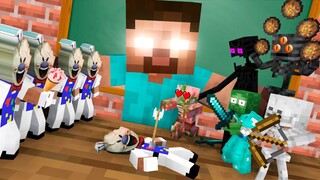 Monster School : TINY ICE SCREAM APOCALYPSE - Minecraft Animation