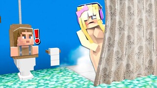 J'ESPIONNE MA COPINE SOUS LA DOUCHE DANS MINECRAFT !