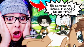 SE EU ESTIVESSE EM ATTACK ON TITAN ! AOT (Gacha Club Mini Filme)