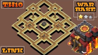NEW TH10 WAR BASE + REPLAY PROOF | ANTI ZAP WITCHES / ZAP DRAGONS / E-DRAGS | CLASH OF CLANS