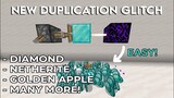 Simple Duplication Glitch in Minecraft Bedrock 1.18