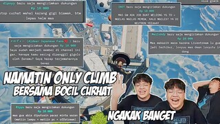 NAMATIN ONLY CLIMB BERSAMA SAWERIA BOCIL CURHAT PAK DEAN MALAJ STRES NGAKAK BANGET - CLIP DEANKT