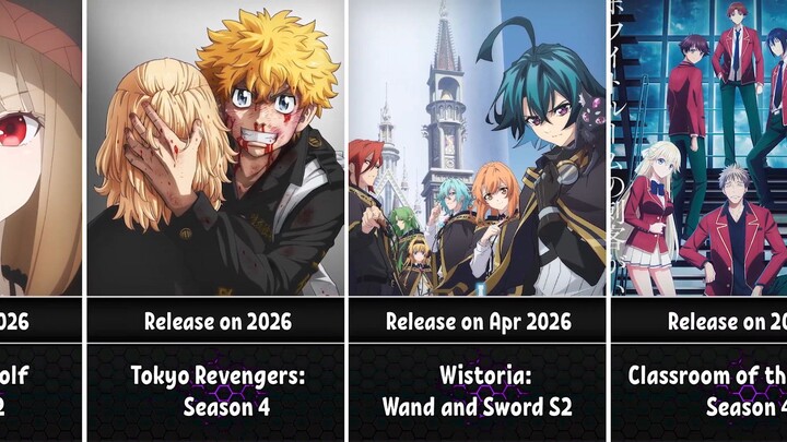 Daftar anime yg akan Release 2026 simak video nya mungkin salah satunya favorite kalian
