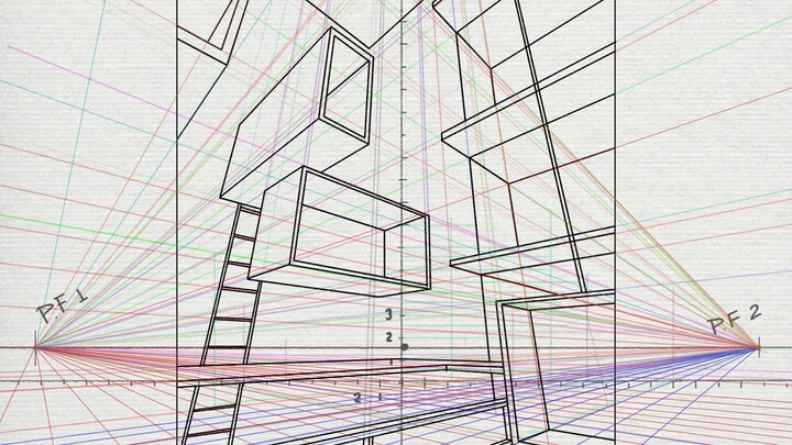 How to draw perspectives step by step