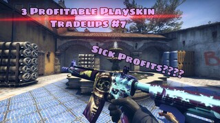 3 PROFITABLE PLAYSKIN TRADE UPS #7 | CSGO Trade-ups 2020