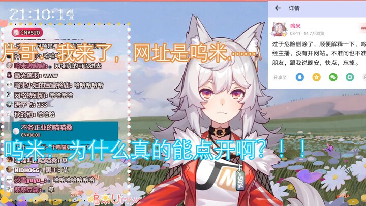 【呜米】为什么这个网址真的能点开啊？！！