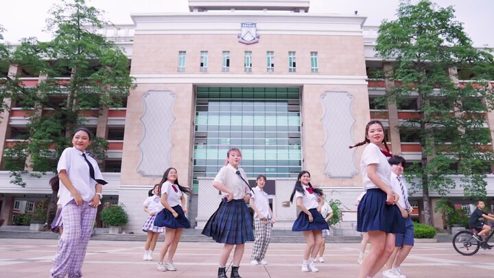 【4K】Summer clear sea~ Come and see the beautiful girls from Huashi University!