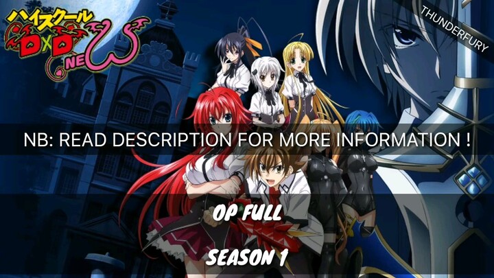 HIGHSCHOOL DXD OPENING SOUNDTRACK FULL - •S1-S4•