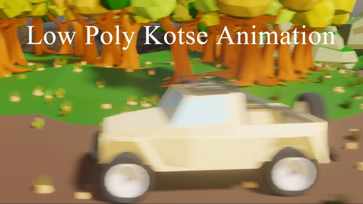 Noob  Low Poly Kotse Animation