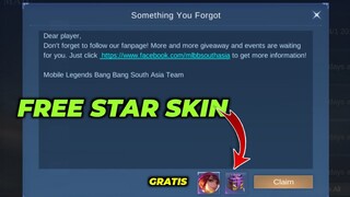 EVENT SKIN GRATIS MLBB 100% PASTI DAPAT NO TRIAL DI EVENT WANWAN STAR SKIN | MLBB NEW WEB EVENT