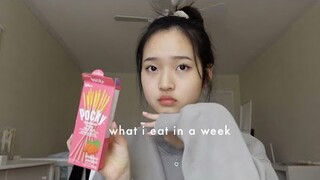 what i eat in a week pt 10!! (korean food + making kimchi)