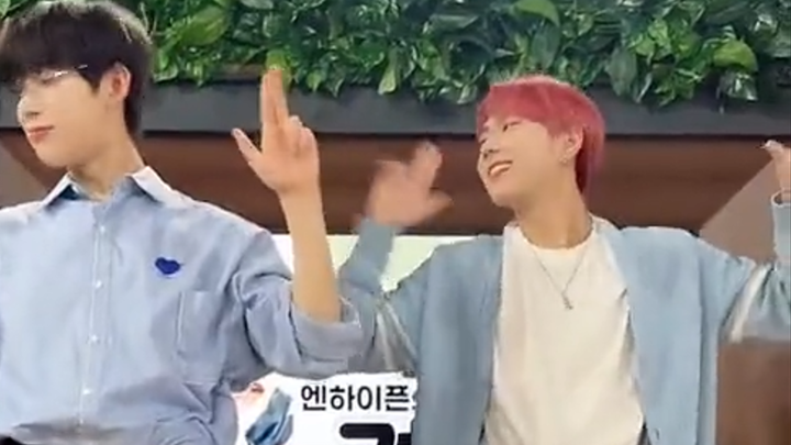 Di studio langsung joget That That! ENHYPEN Jeongwon menantang That That