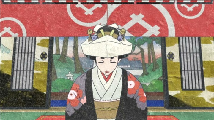 The bride was kidnapped by a warrior and after suffering humiliation, she turned into a cat demon.