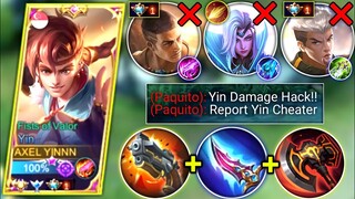 HYPER YIN VS TOP GLOBAL PAQUITO | YIN NEW BURST DAMAGE BUILD AND EMBLEM | MOBILE LEGENDS