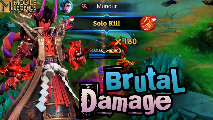 PANTANG MUNDUR! DYRROTH FULL DAMAGE PALING MENGERIKAN !!🥶🥶