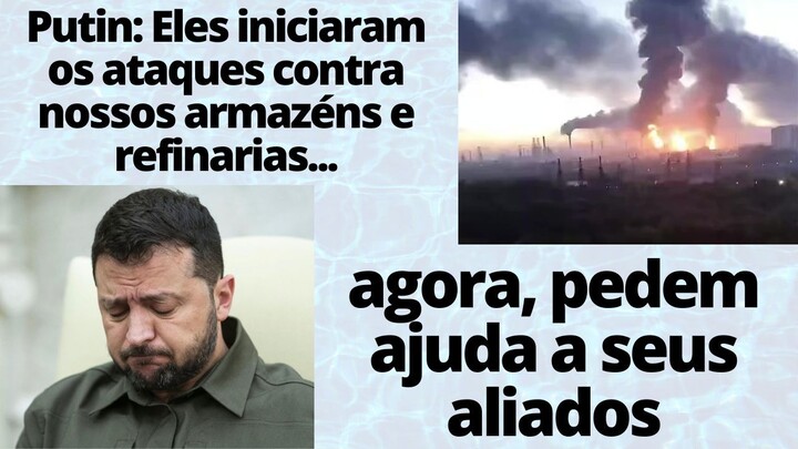 Putin: Eles deveriam ter pensado duas vezes antes de atacar nossos depósitos e refinarias