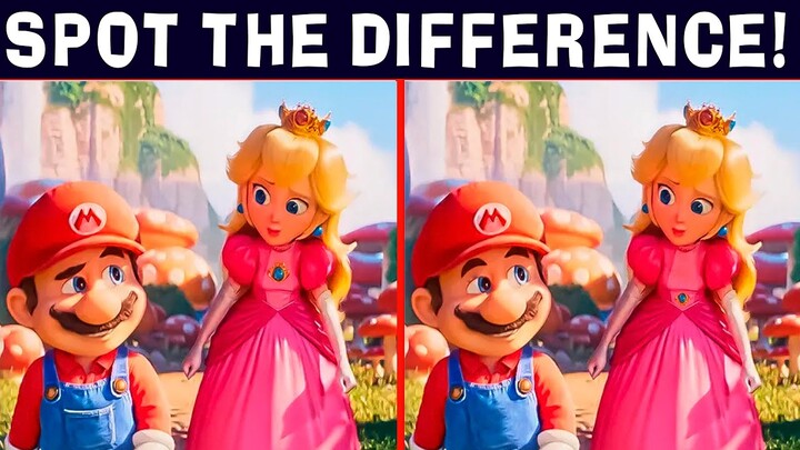 Can You Spot The Odd One Out #52 | Spot The Three Difference Super Mario Quiz