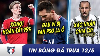 TIN BÓNG ĐÁ TRƯA 12/5: MU nổ bom tấn De Jong, Ronaldo ở lại? Messi đau vì bị fan PSG la ó