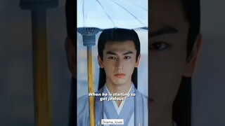 When he starts to get jealous 🥵😍#cdrama #bailu #viral #storyofkunningpalace #video #shorts