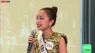 Ngọc Châu trả lời ứng xử về môi trường Hoa Hậu Hoàn Vũ Việt Nam 2022 Miss Universe Vietnam 2022