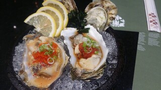 Oyster หอยนางรมญี่ปุ่นที่ไอคอนสยาม ร้านอาหารญี่ปุ่น NIPPON KAI MARKET Iconsiam