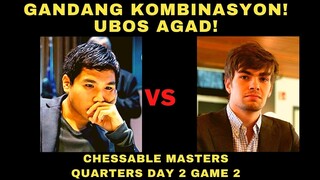 GANDANG PALITAN UN! WINNING AGAD! Chessable Masters So VS Foreest Quarter Finals Day 2 Game 2