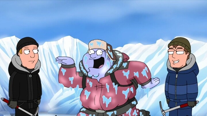 Family Guy: Pete climbs Mount Everest and encounters a blizzard on his way down!!