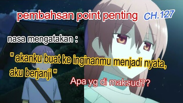 pembahasan janji nasa ke tsukasa || tonikaku kawaii CH.127 || analysis-pembahasan-teori