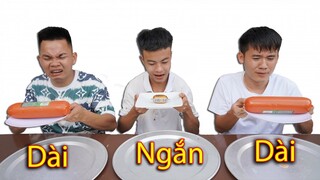 Hưng Troll | Thử Thách 24H Ăn Đồ Ăn Theo Dài Và Ngắn Thắng Nhận 500$