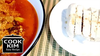 How to Cook bean biji stew, 얼큰한 비지찌개 만들기