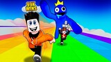 I BECOME THE FASTEST PLAYER IN RAINBOW FRIENDS RACE CLICKER ROBLOX