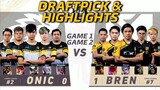BREN vs ONIC Highlights | (FILIPINO) MPL-PH S8 Week 5 Day 2 | MLBB