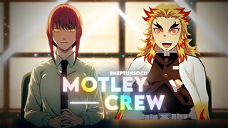 Makima X Rengoku Kyojuro [ AMV | EDIT ] - Motley Crew | #neptunsoc11