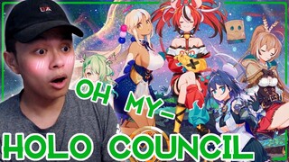 THEY LOOK SO GOOD!! | Hololive EN Council Debut PV Reaction #holoCouncil