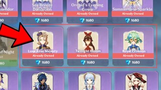 HUGE UPDATE!!! GENSHIN IS RELEASING NEW SKINS IN v4.8 & A NEW EVENT MAP - Genshin Impact