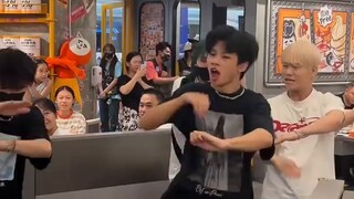 [Lin Yang] Crazy Kpop people bravely enter the hot pot restaurant, pure straight men dance passionat
