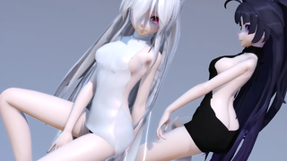 【MMD】KiLLER LADY - เสื้อสเวตเตอร์ Virgin-Killing Mei X Haku HD 1080p