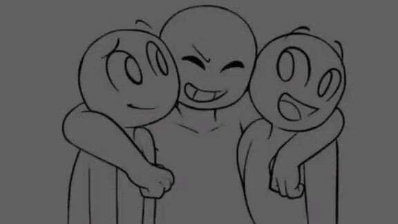 with my friends