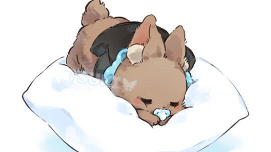 [Painting process] A sleeping bunny CEO [Arknights]
