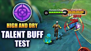 ONE SHOT CHOU IS BACK? HIGH AND DRY BUFF | MOBILE LEGENDS