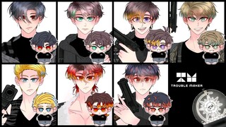 Gambar Chibi para member Trouble Maker