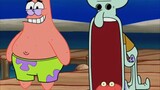 Squidward was forced to eat sea coral, and his teeth were so frightened that they ran right out of h