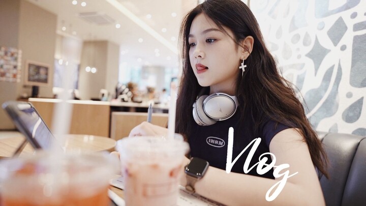 VLOG | An Atypical INFP Little Butterfly’s Solo Living: Early Summer Food Diary, Studying at a Cafe,