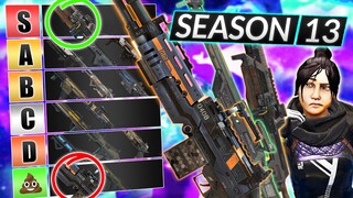 NEW WEAPONS Tier List for Season 13 - BEST and WORST GUNS - Apex Legends Guide