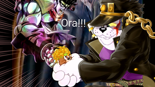 Tom and Jerry dengan musik latar belakang JoJo's Bizarre Adventure