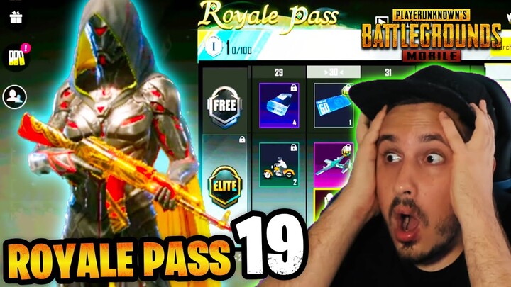 ЛУЧШИЙ РОЯЛ ПАСС 19 В ПУБГ МОБАЙЛ 🤯 ОРУЖИЕ С КИЛЛ ЧАТОМ В ROYALE PASS PUBG MOBILE