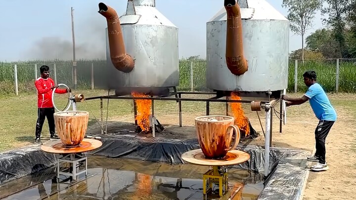 Boiling water in a competition?
