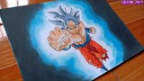 Cách Vẽ Goku Bản Năng Vô Cực Ultra instinct Đẹp Chân Thực Với Màu Rẻ Tiền